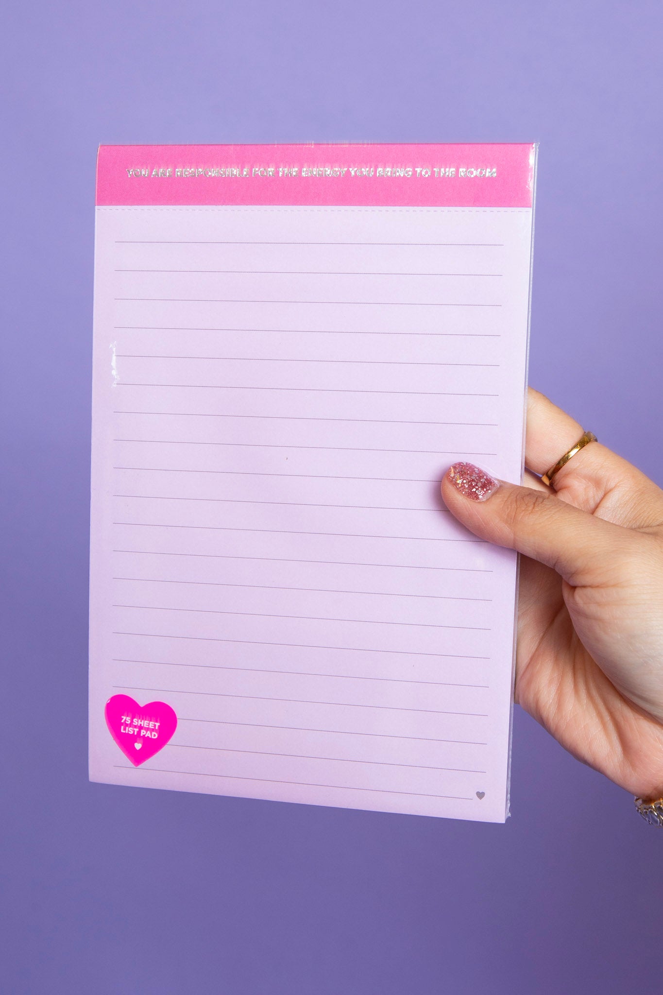 Taylor Elliott | EK Energy You Bring Large List Pad