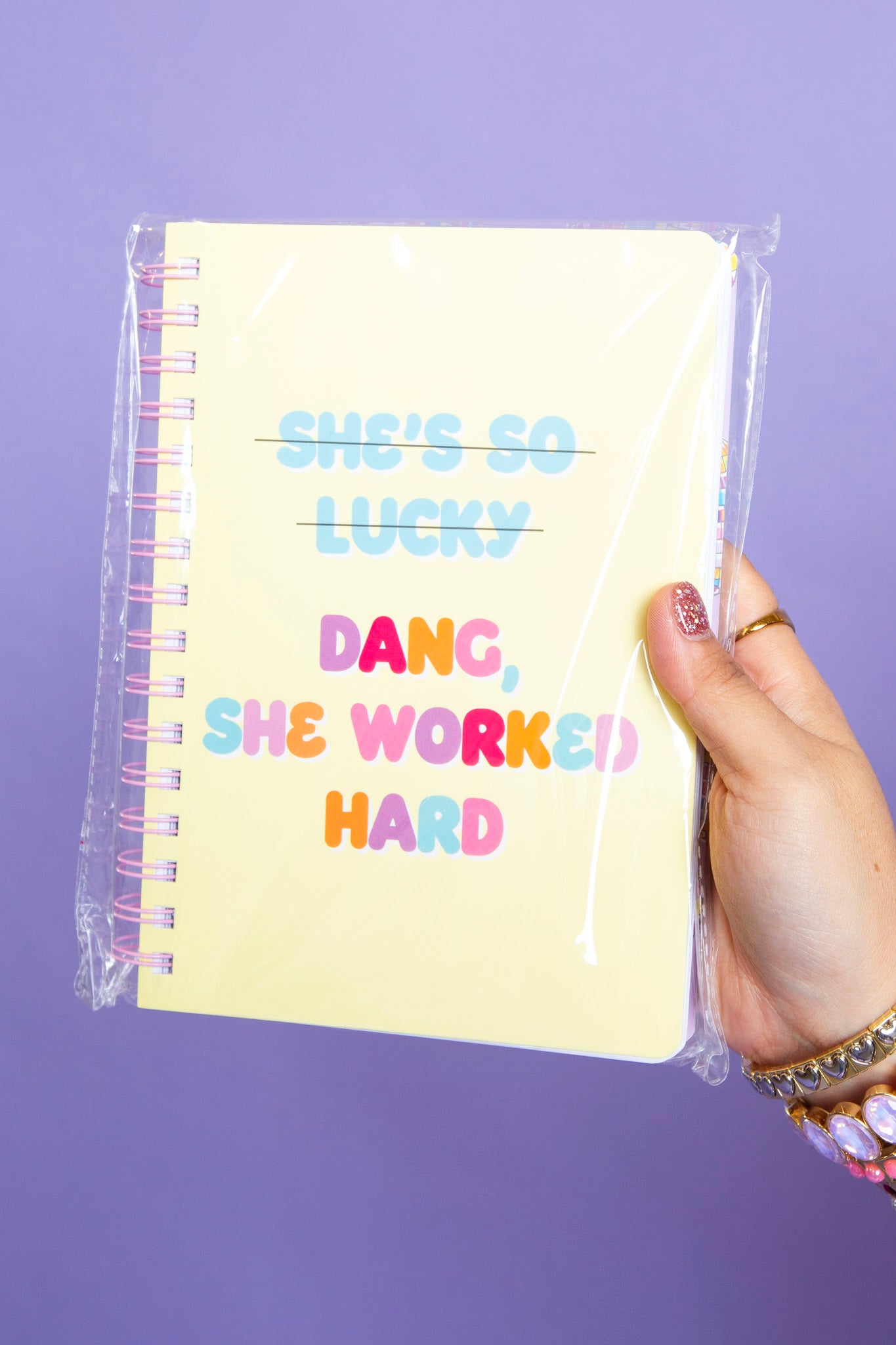 Taylor Elliott | Katie She Worked Hard Spiral Notebook