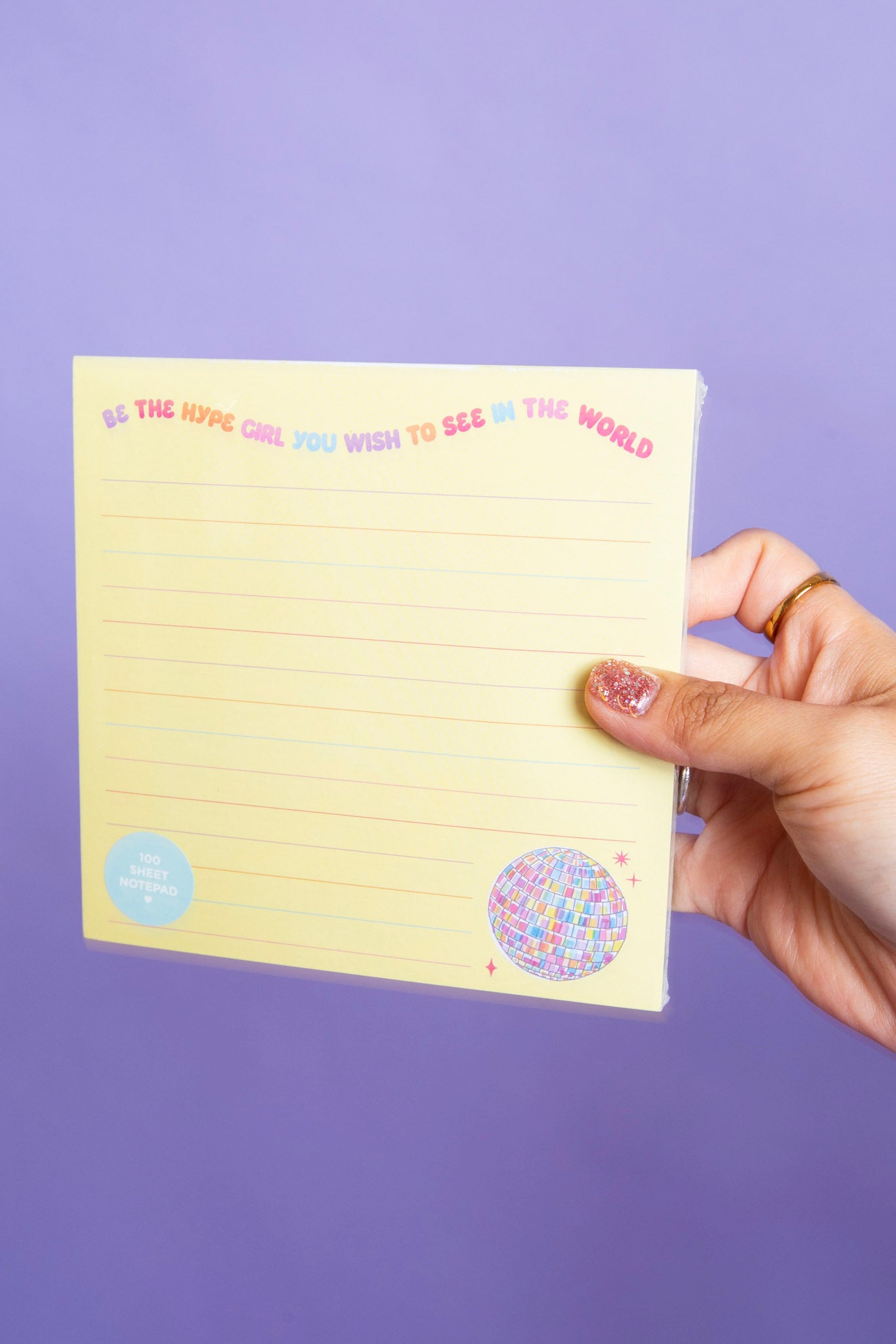 Taylor Elliott | Elise Hype Girl Square Notepad