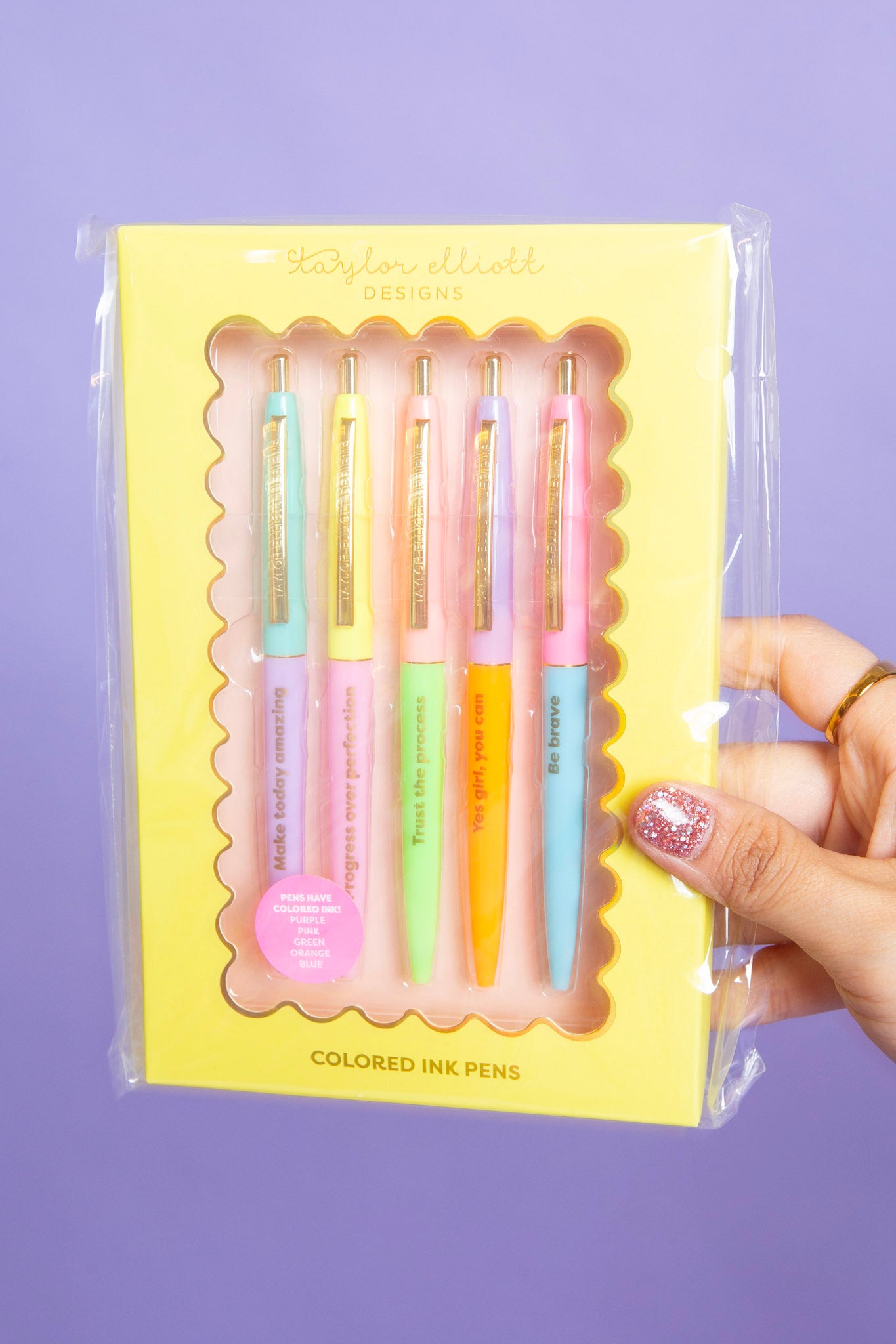 Taylor Elliott | Motivational Affirmations Pen Set