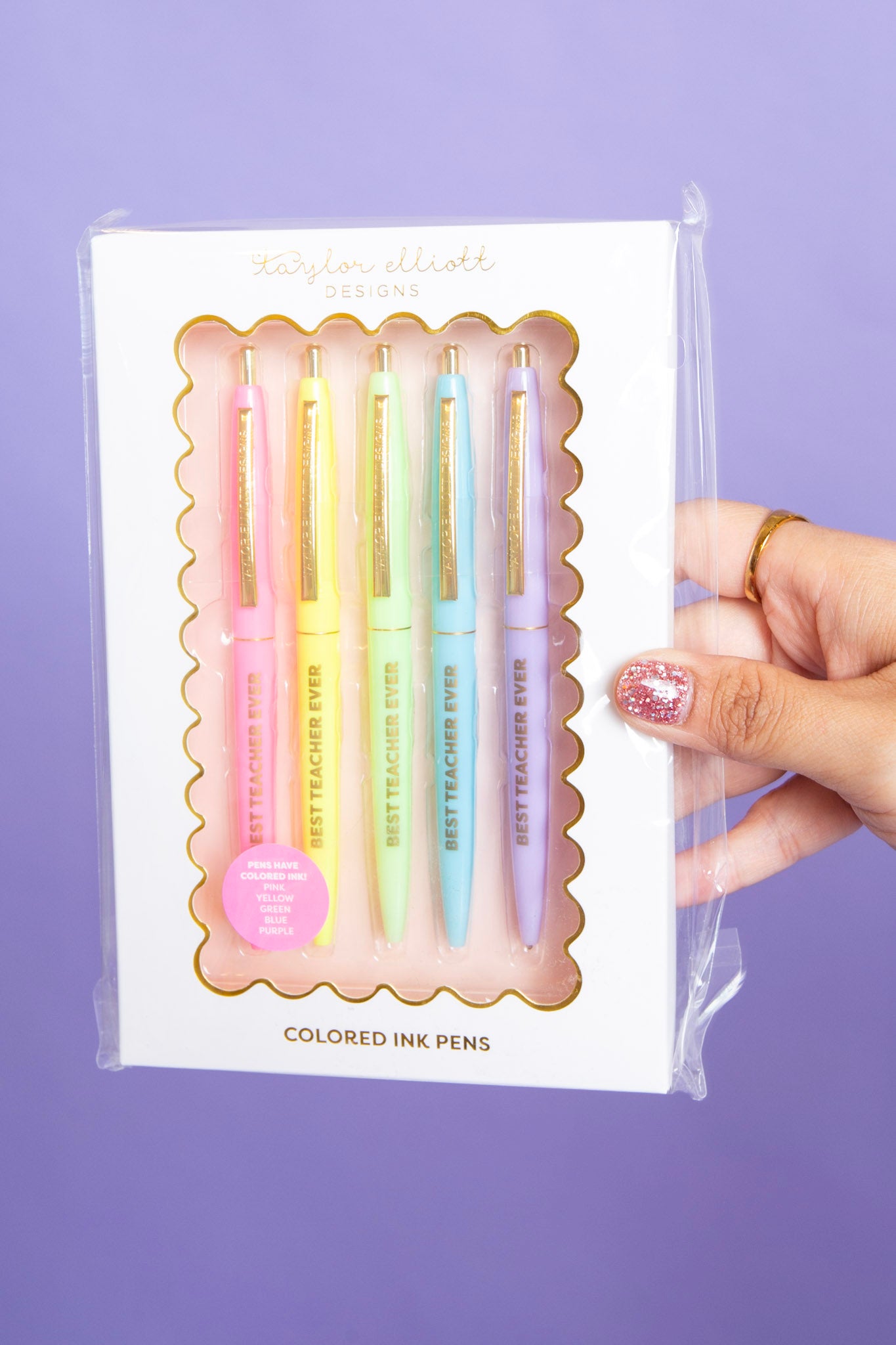 Taylor Elliott | Best Teacher Ever Pen Set