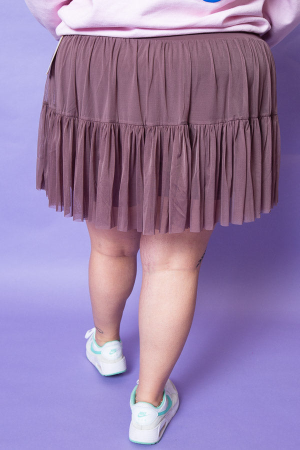 POPFLEX Pirouette Skirt Peppercorn | Plus