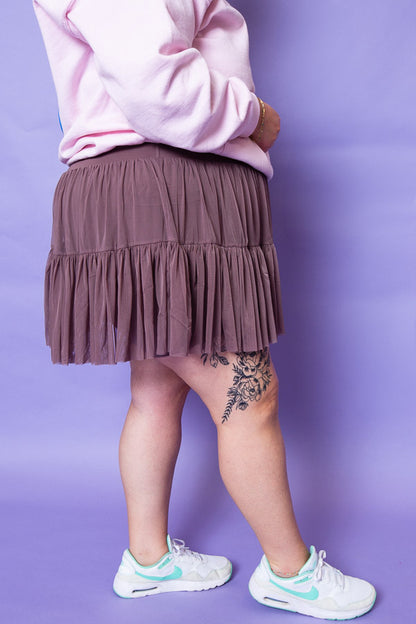 POPFLEX Pirouette Skirt Peppercorn | Plus