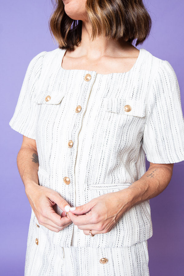 Indigo Drift Top