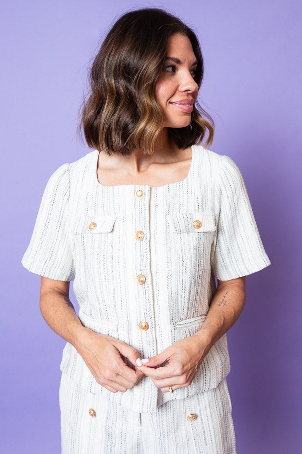 Indigo Drift Top