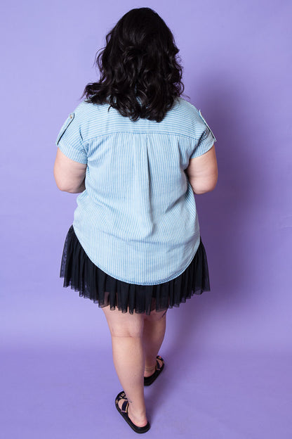 Parfect Stripes Top | Plus