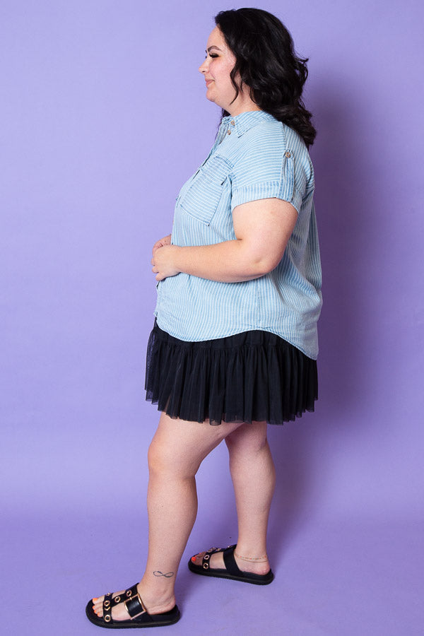 Parfect Stripes Top | Plus
