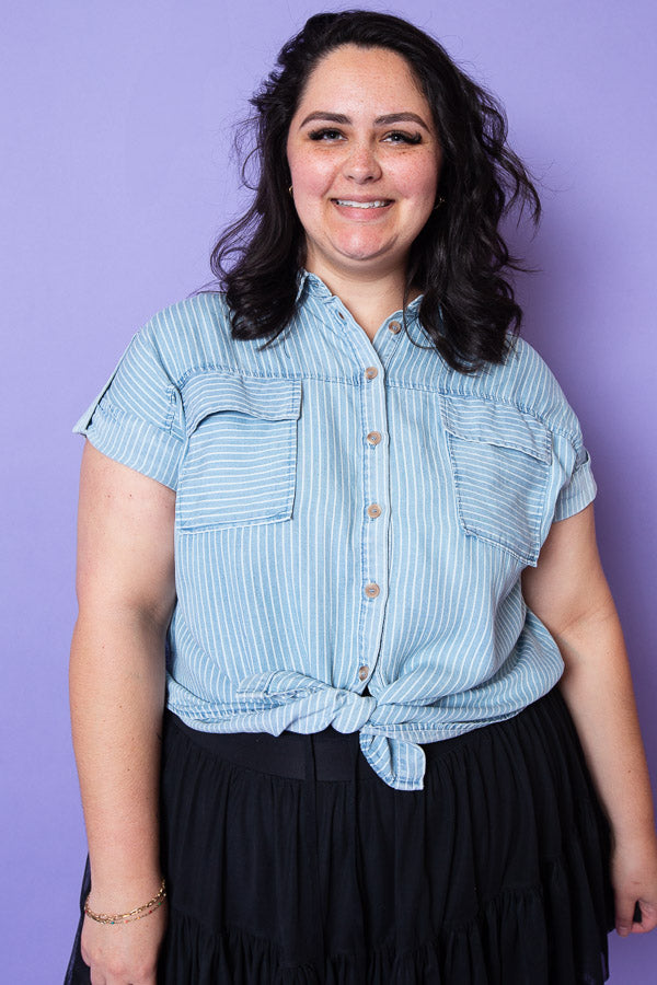 Parfect Stripes Top | Plus