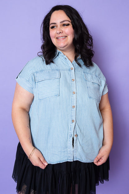 Parfect Stripes Top | Plus
