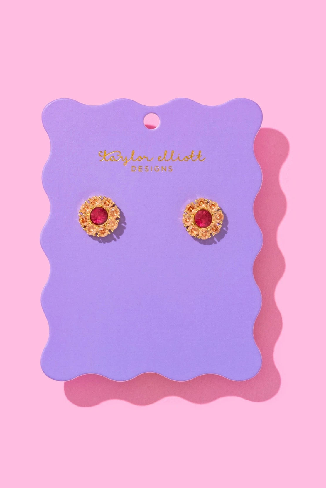 Taylor Elliott | Caroline Stud | Pink