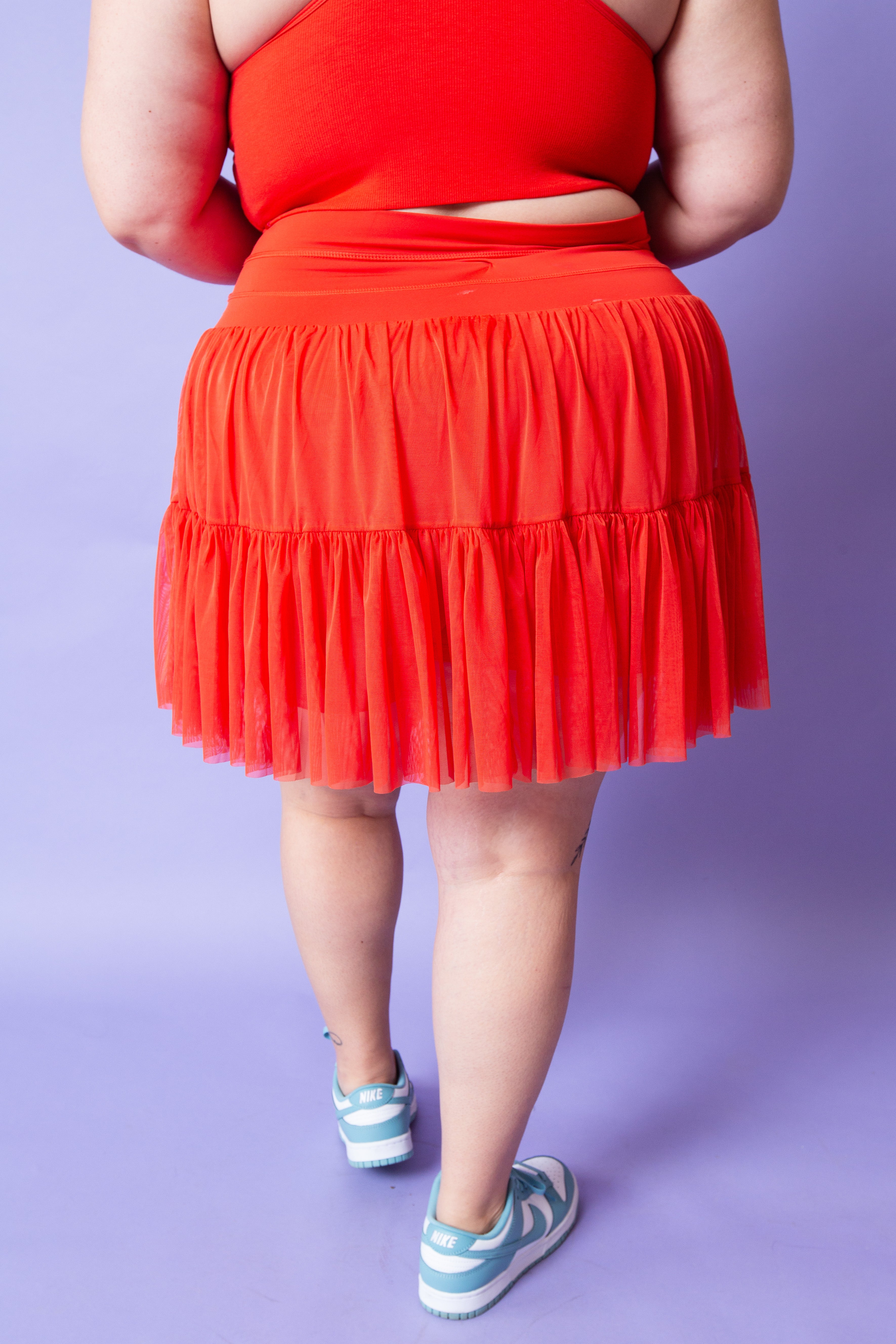POPFLEX | Pirouette Skort Cayenne | Reg & Plus