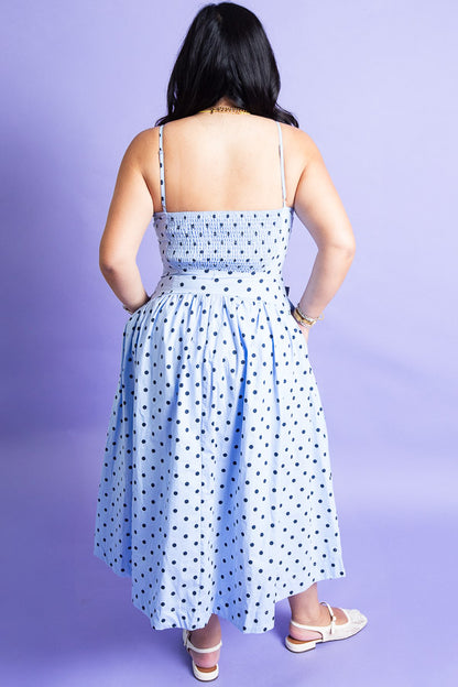 Blue Bell Dots Dress