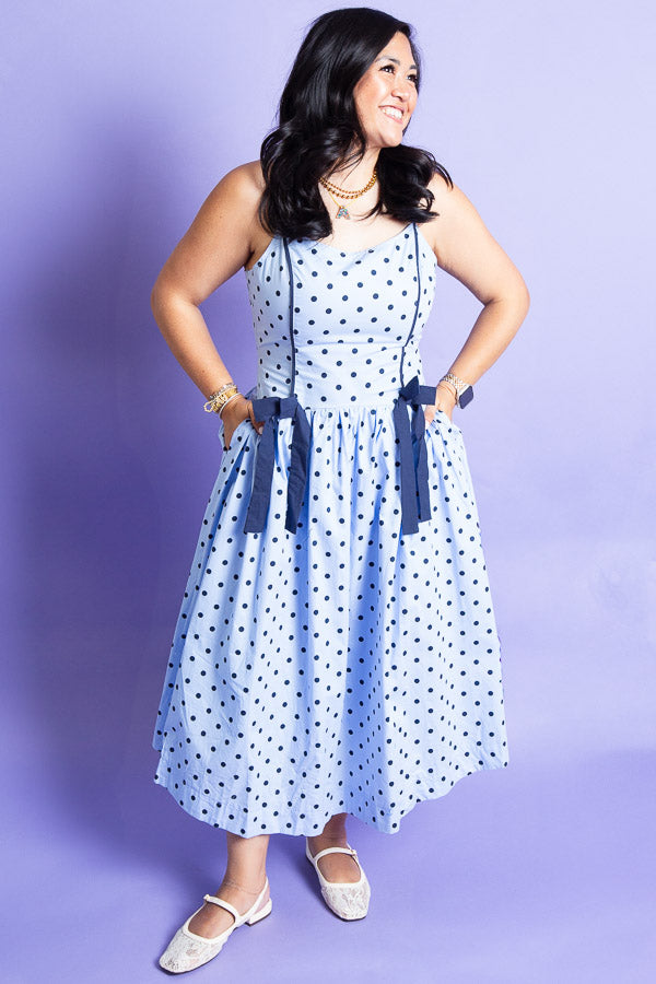 Blue Bell Dots Dress