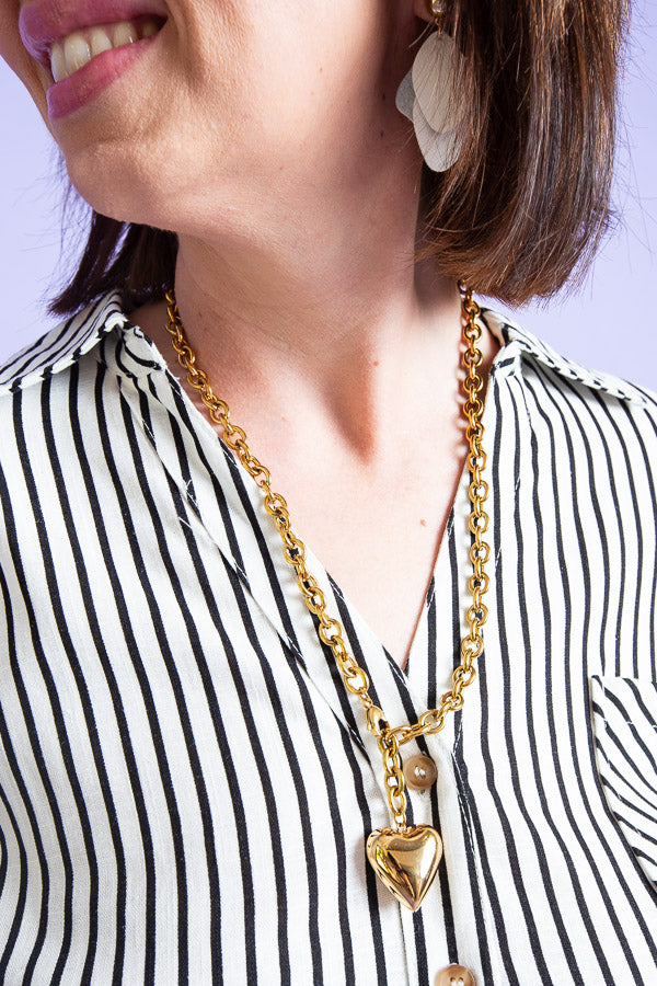Chansutt Pearls | Long Heart Necklace