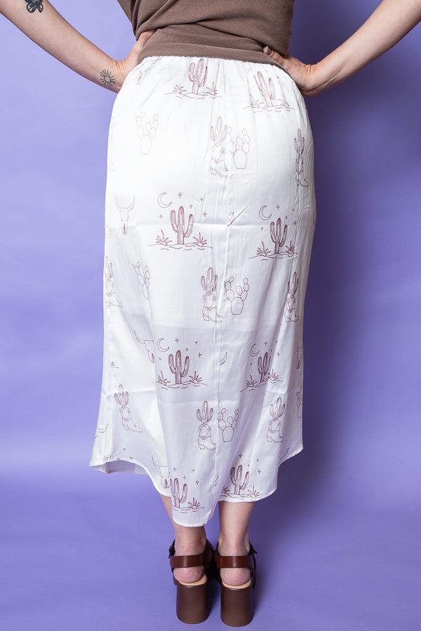 Giddy Up Satin Skirt | Reg & Plus