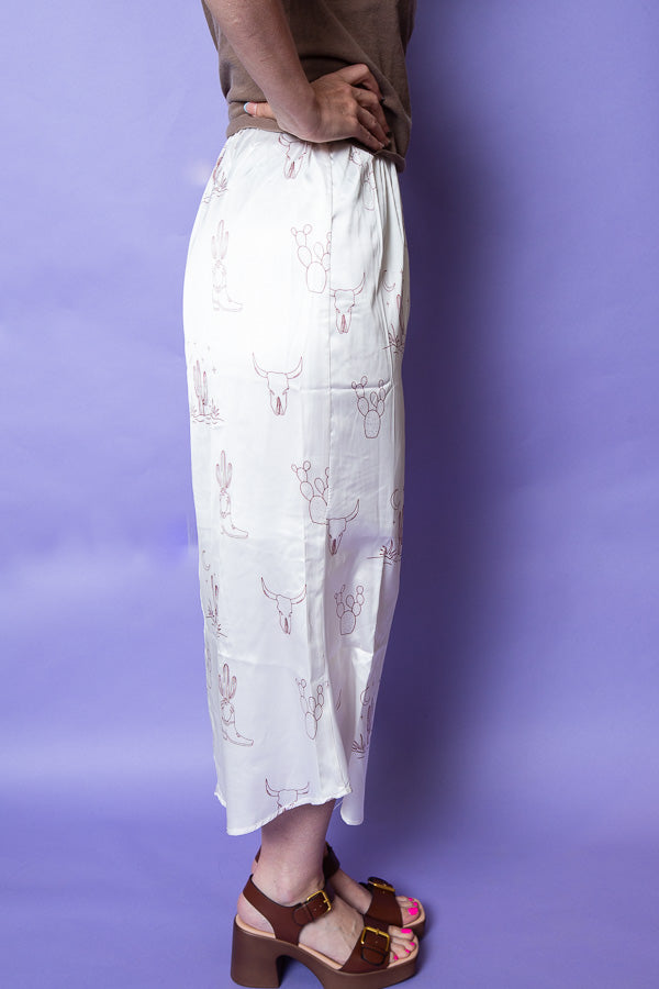 Giddy Up Satin Skirt | Reg & Plus