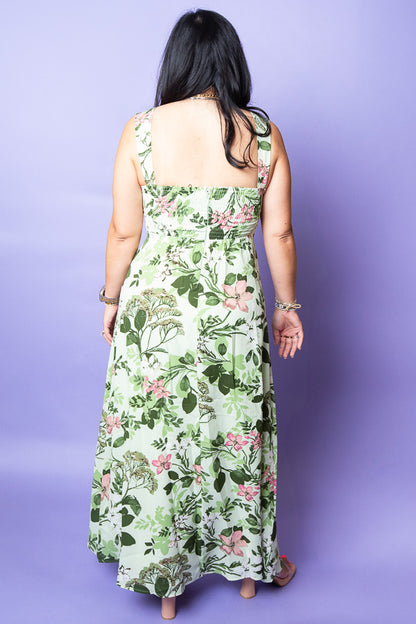 Green Goddess Maxi Dress