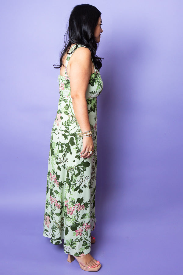 Green Goddess Maxi Dress