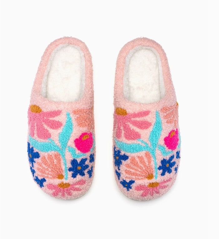 Floral Waves Slippers