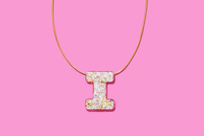 Taylor Elliott | Pearl Confetti Letter Necklace