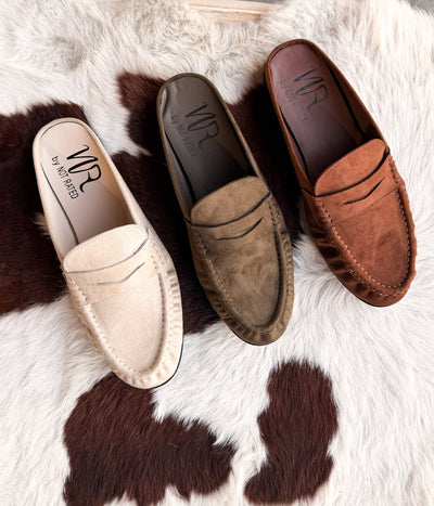 Margot Slide Loafer in Cream