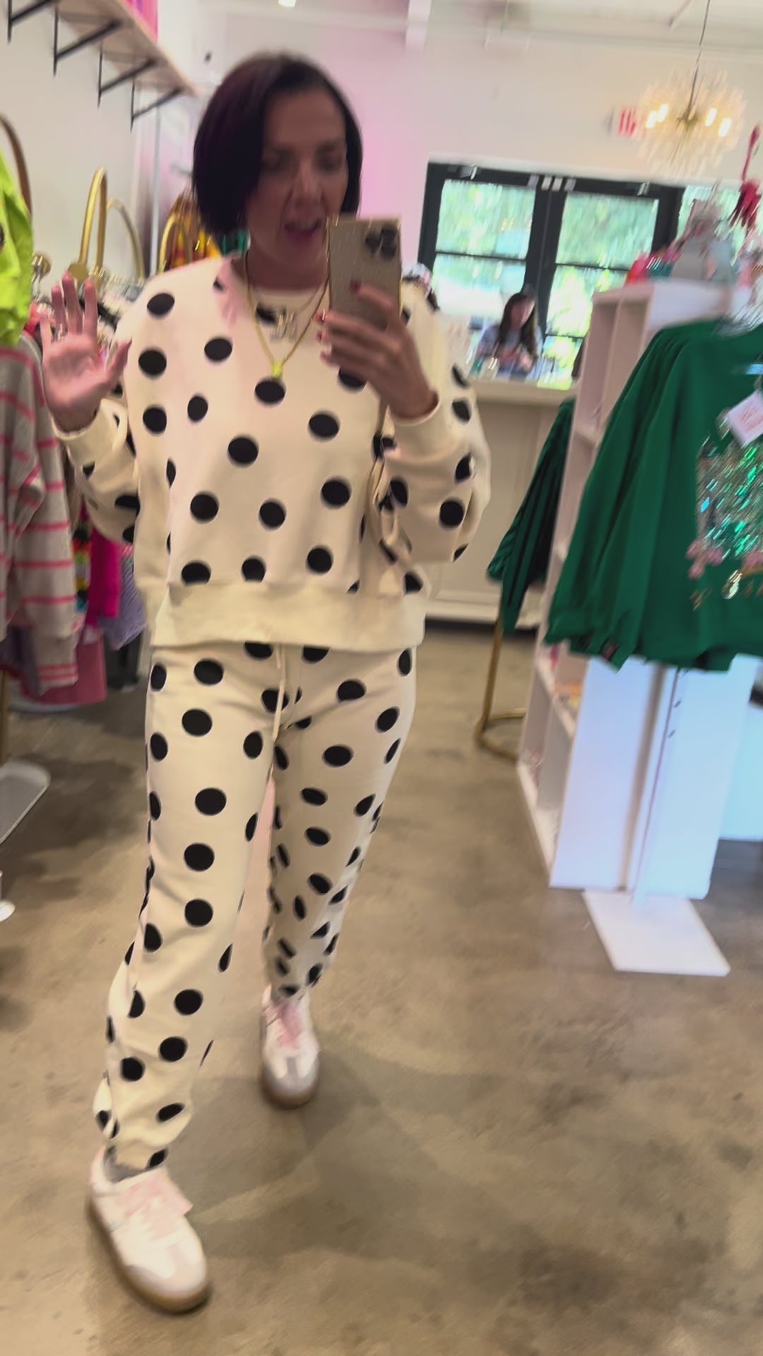 Polka Dot Sweatpants