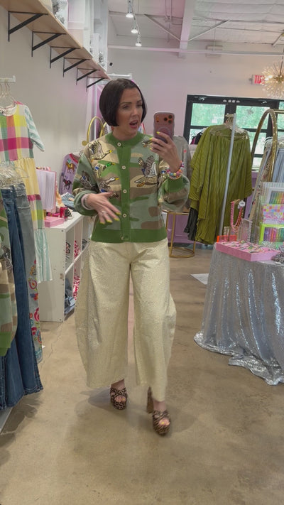 Queen Of Sparkles | Flying Duck Camo Cardigan