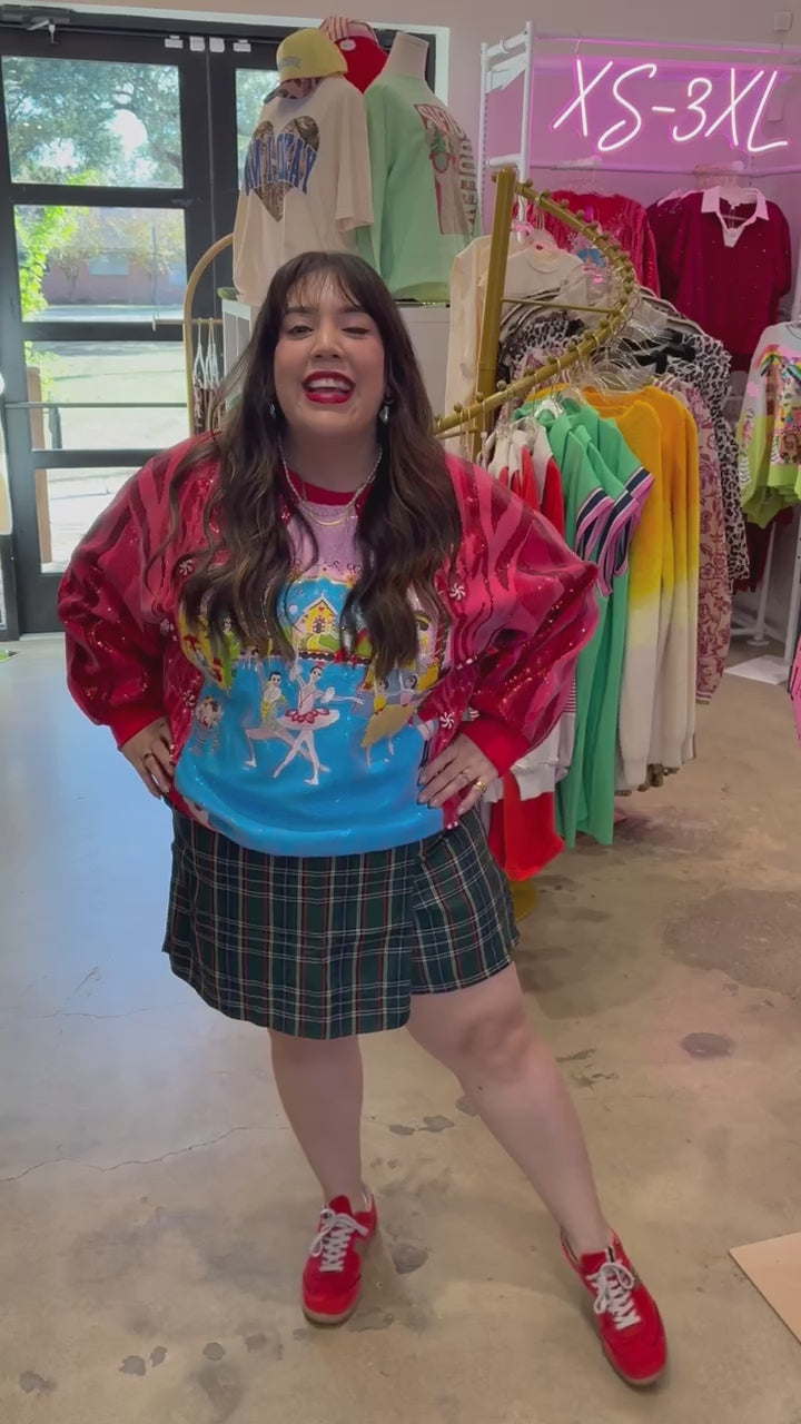 Plaid Wrap Skort | Plus