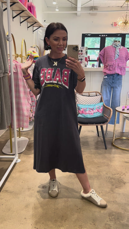 Babe T-Shirt Dress