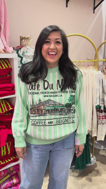 Queen Of Sparkles | Cafe Du Monde Sweater