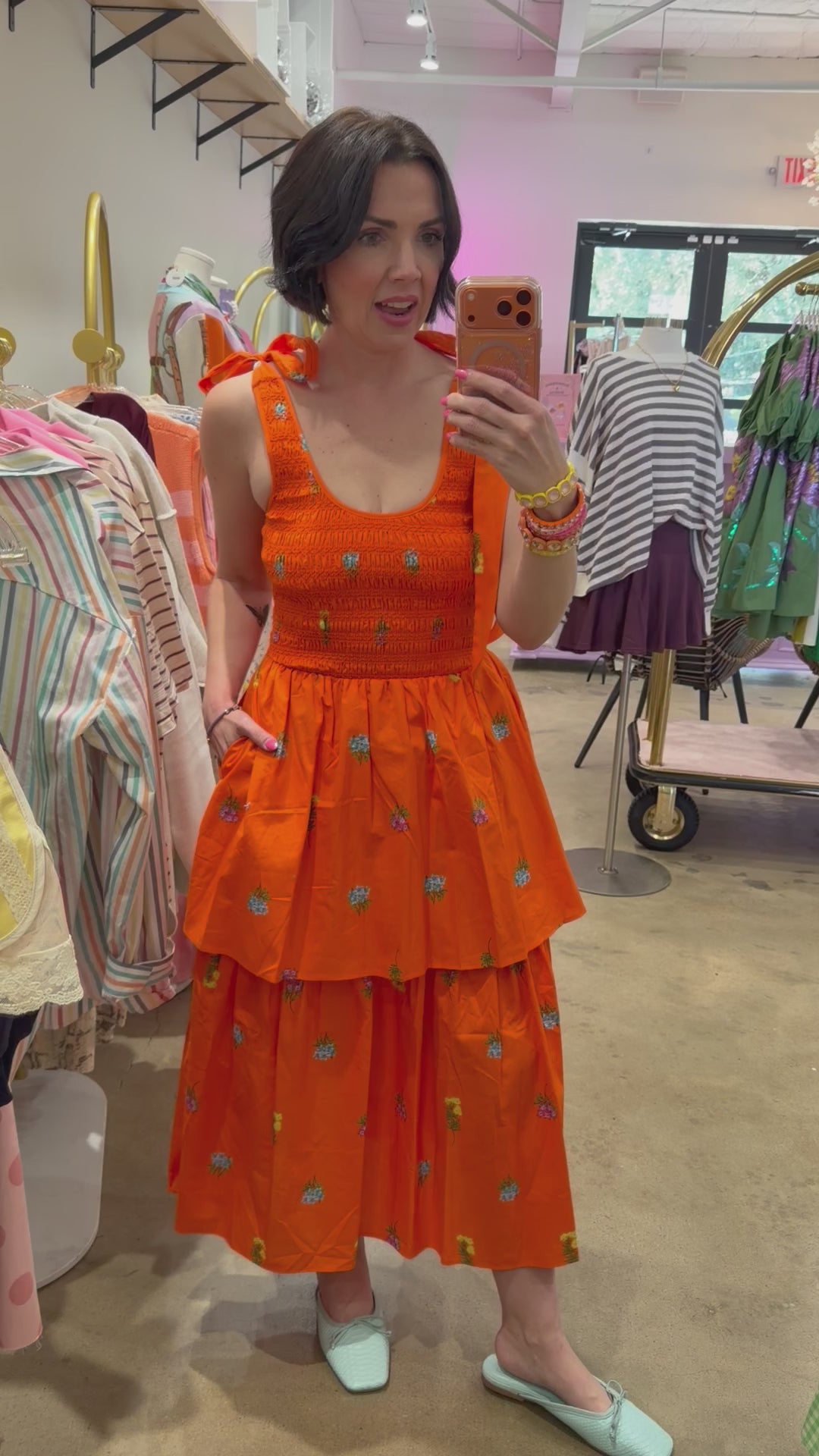 Citrus Bloom Midi Dress | Reg & Plus