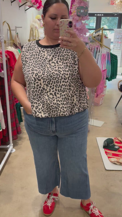 Ivory Leopard Top | Reg & Plus