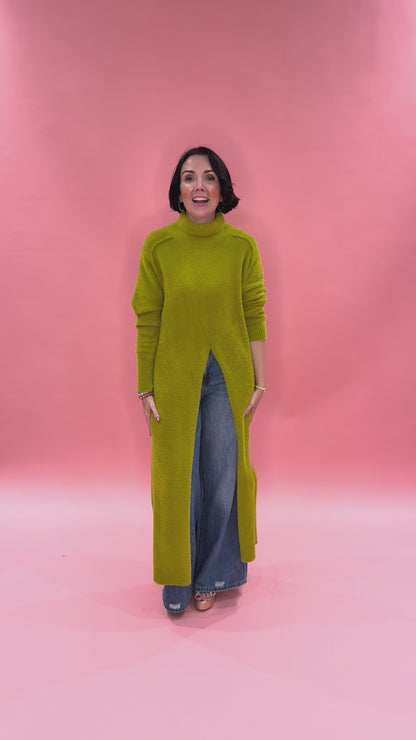 Evergreen Sweater Split