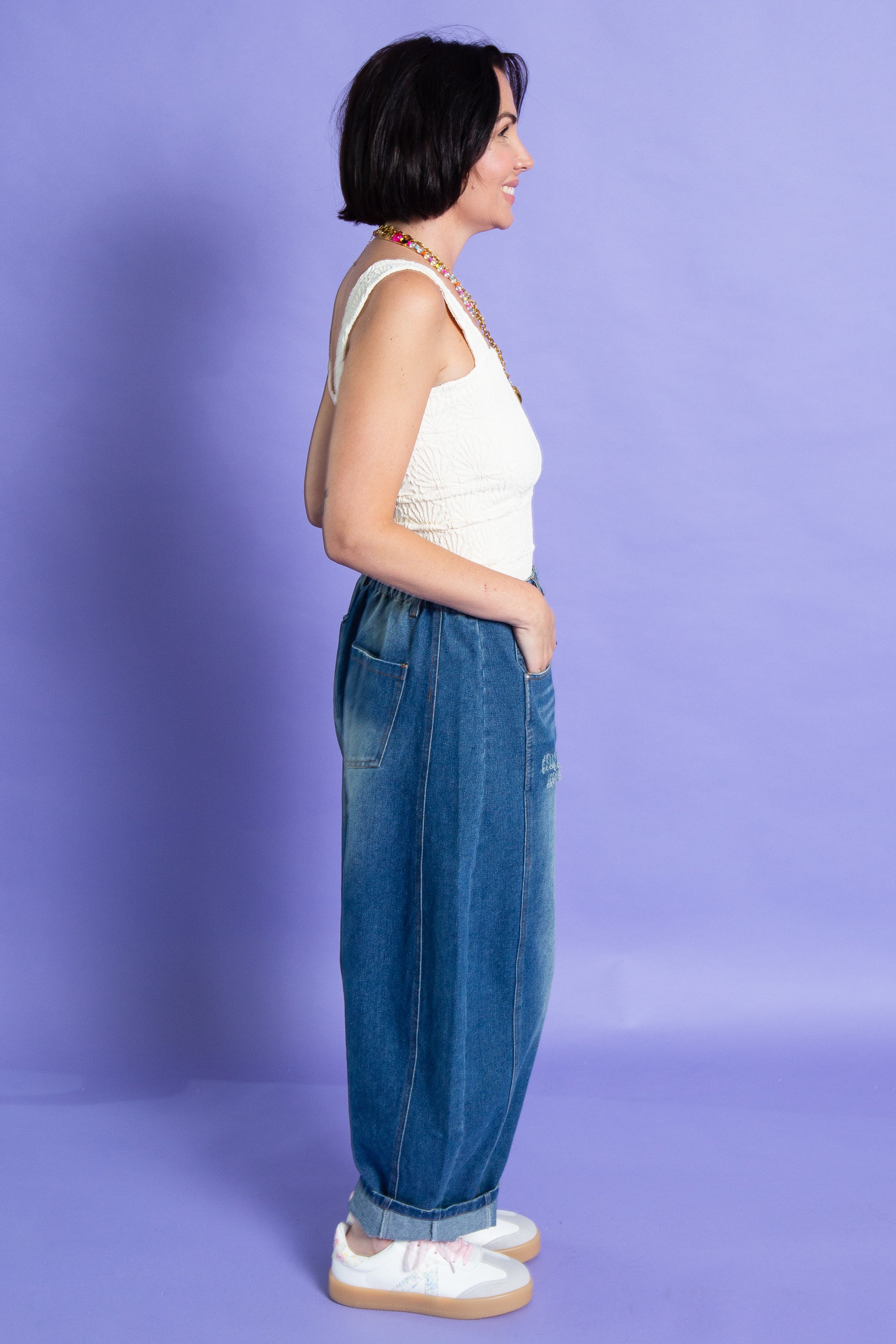Super Stretch Krinkle Tank