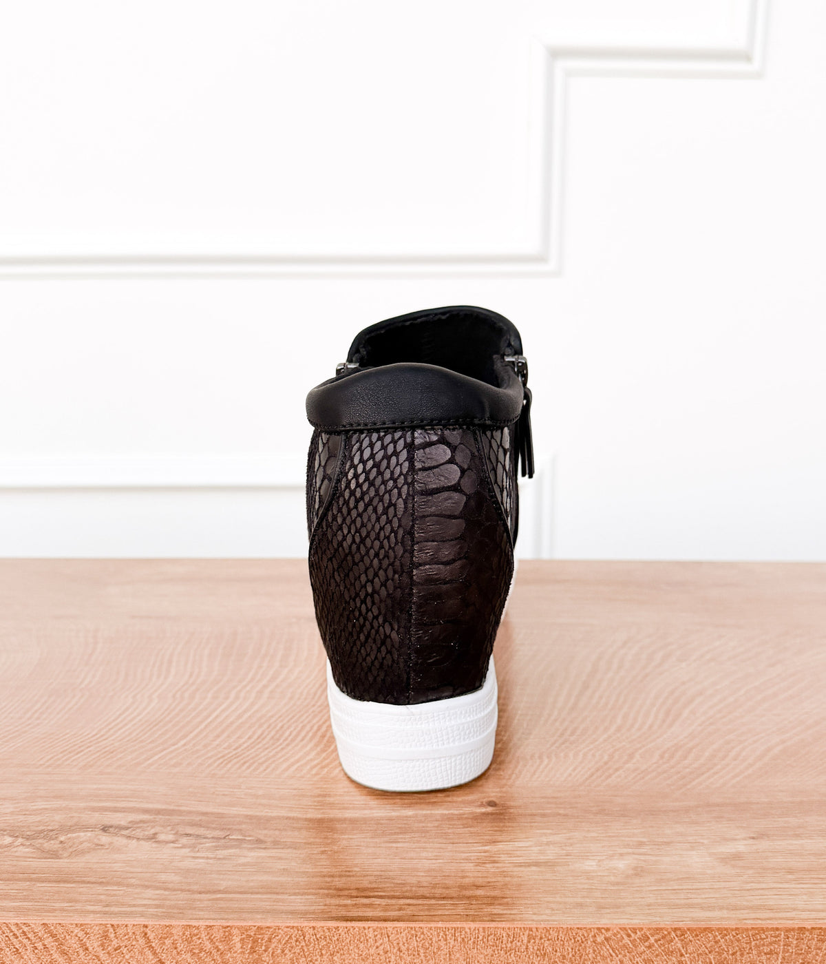 Timmibelle Wedge Sneaker in Black