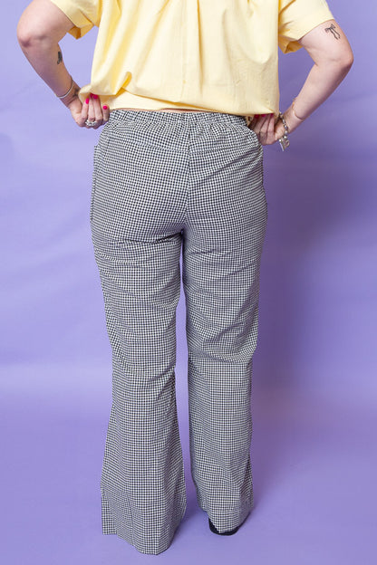 Checkered Lounge Pant | Black